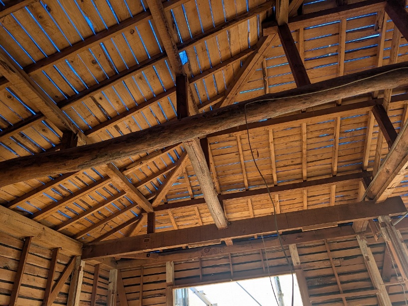 解体後の構造現況確認